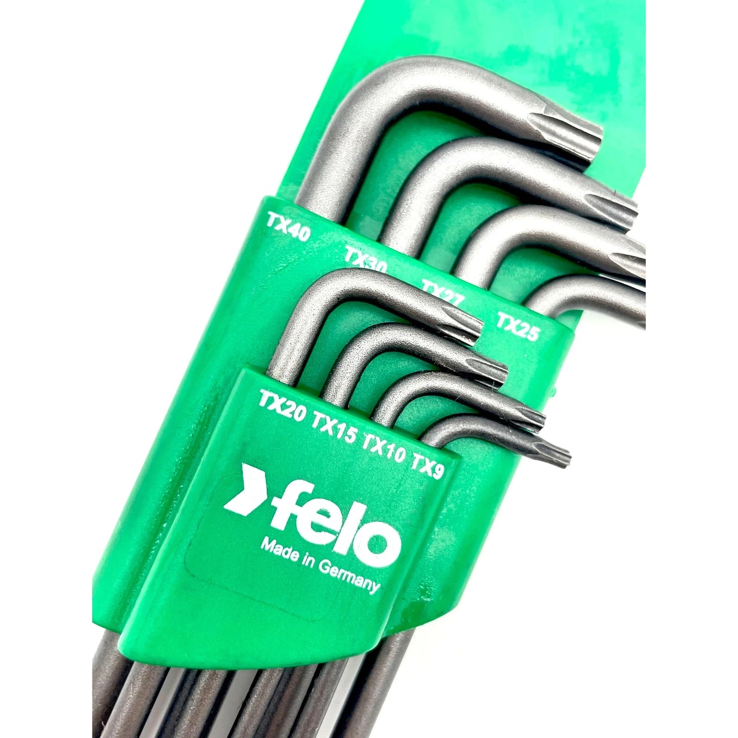 Felo 34888811 Set of 8 L-shaped hex keys Torx T9-T40