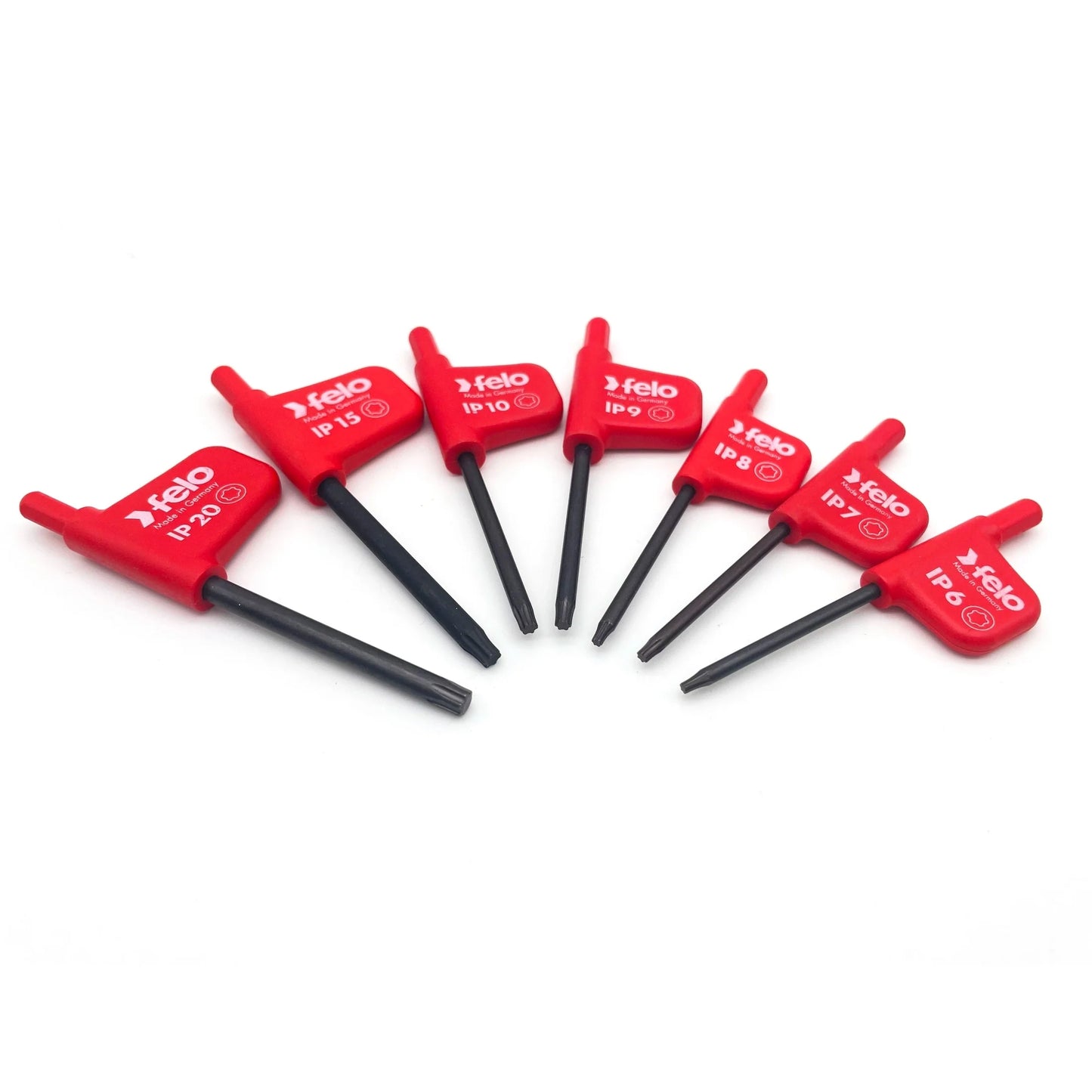 Felo 34990750 Torx Plus Flagdriver Set, 6 IP - 20 IP, 7 Pieces