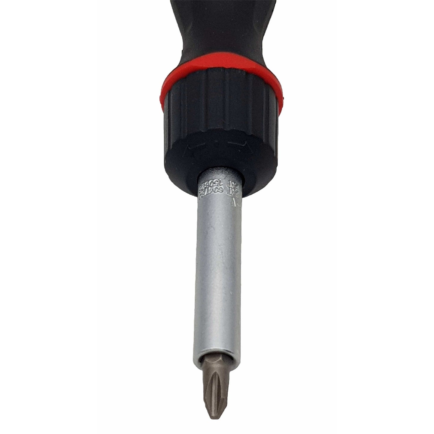 Felo 37420405 Magazine Handle Ratcheting Bitholder, SL/PZ/PH/Torx, 181 mm, 8 Pieces