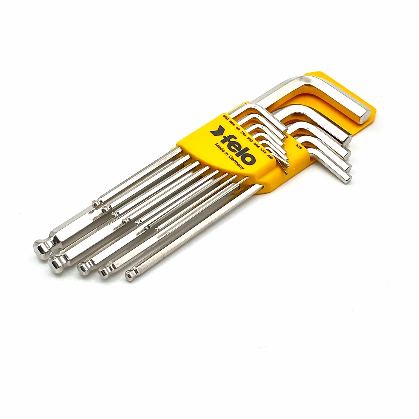 Felo 37513011 Ball End SAE Hex L-Key Set, 0.05" - 3/8", 13 Pieces