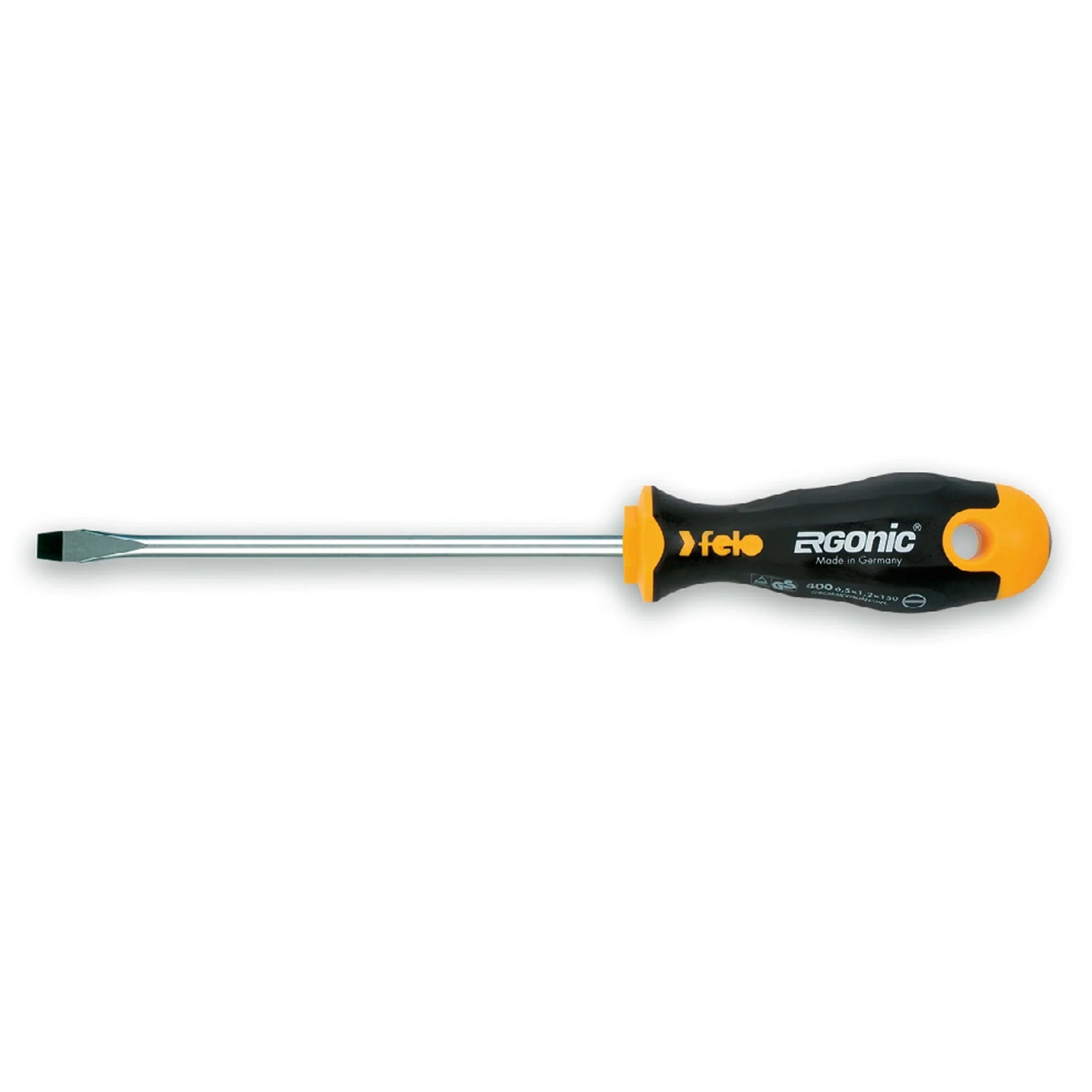 Felo 40008810 Ergonic Flat Slotted Screwdriver 8.0X1.2X300