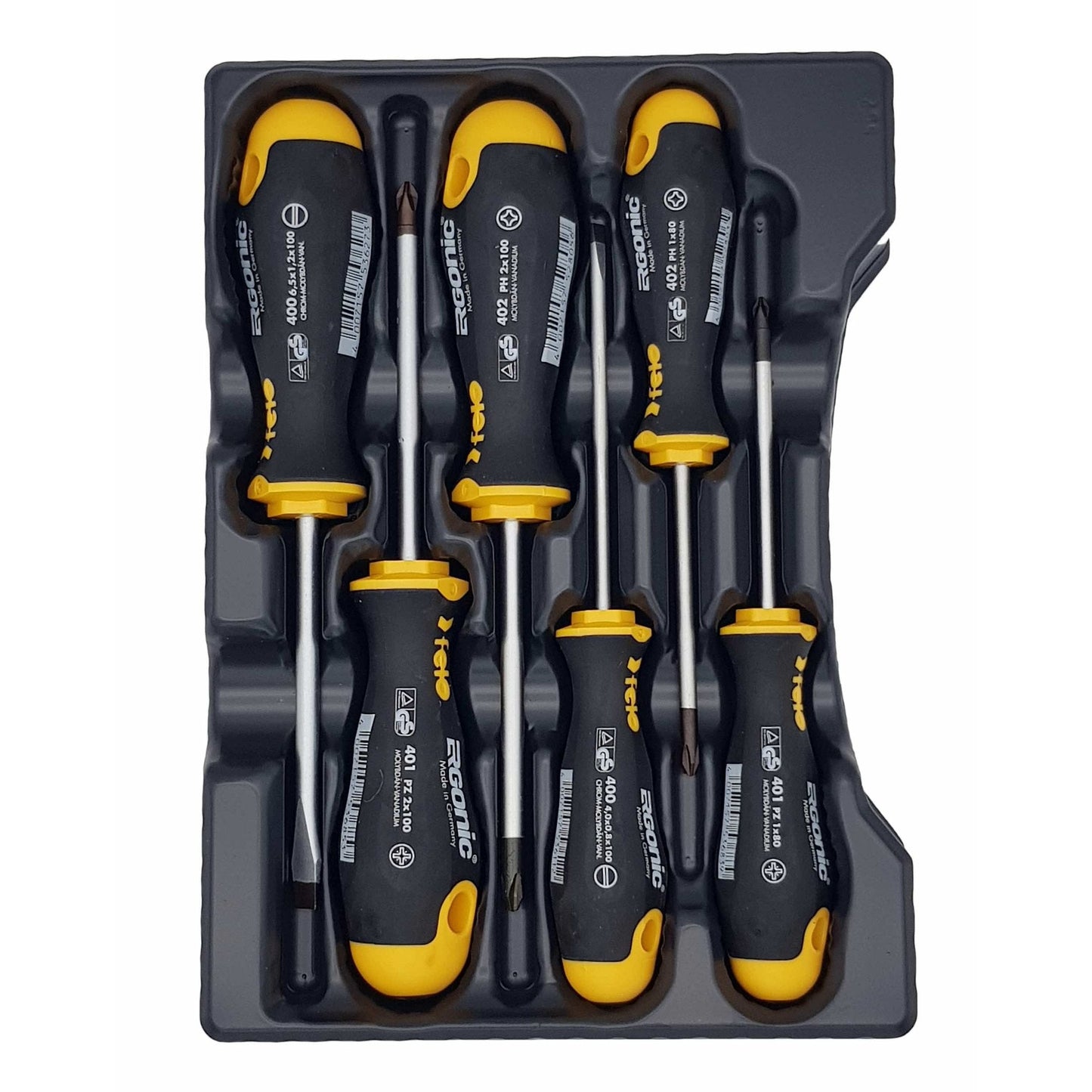 Felo 40010636 Ergonic Screwdriver Set 6 pcs in Case