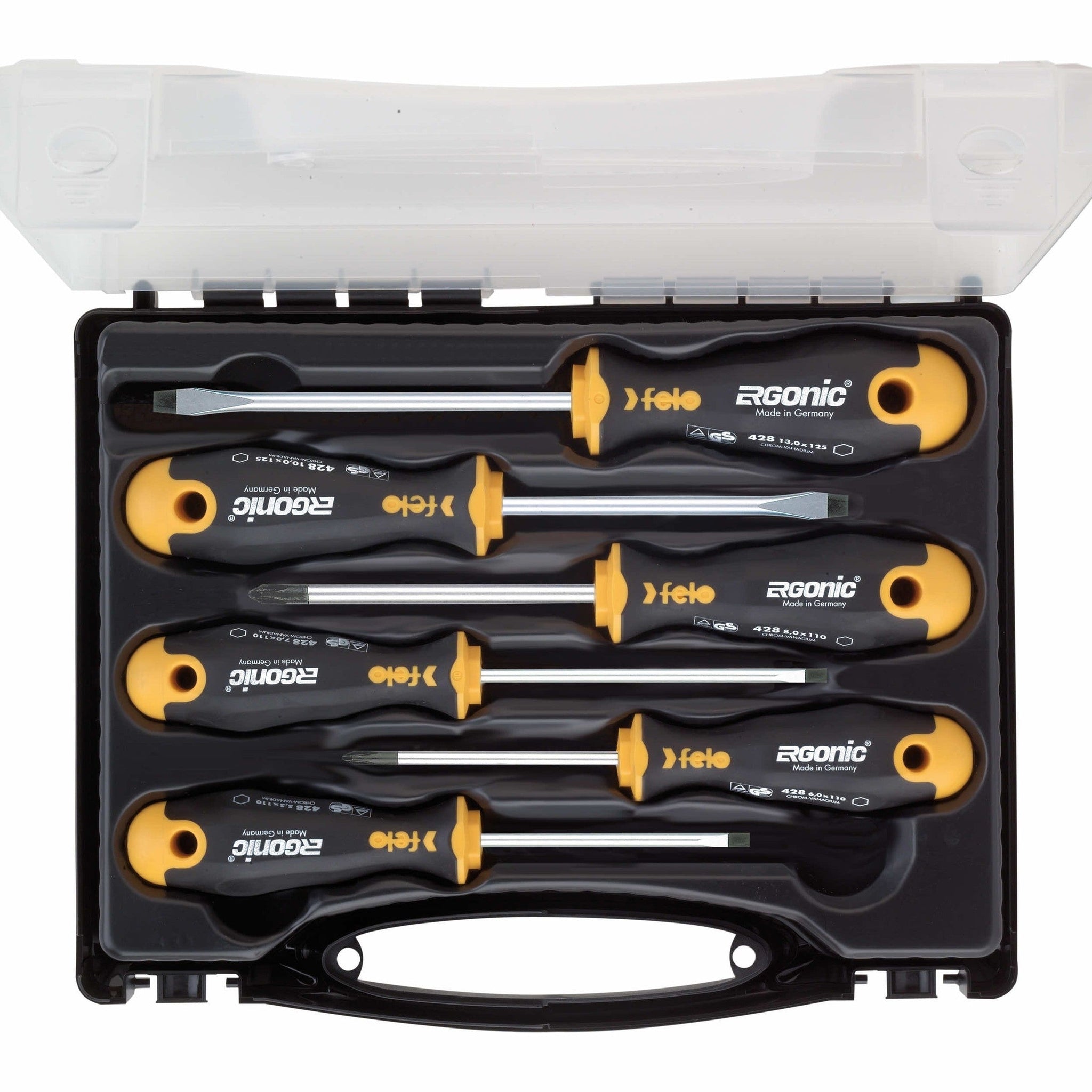 Felo 40020636 Ergonic Screwdriver Set 6 pcs in Case