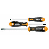 Felo 40093118 Ergonic 3 Piece Slotted & Phillips Screwdriver Set