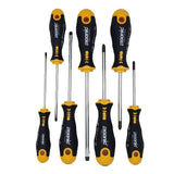 Felo 40097118 Ergonomic 7 Piece Slotted, Pozidriv, and Phillips