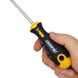 Felo 40097118 Ergonomic 7 Piece Slotted, Pozidriv, and Phillips