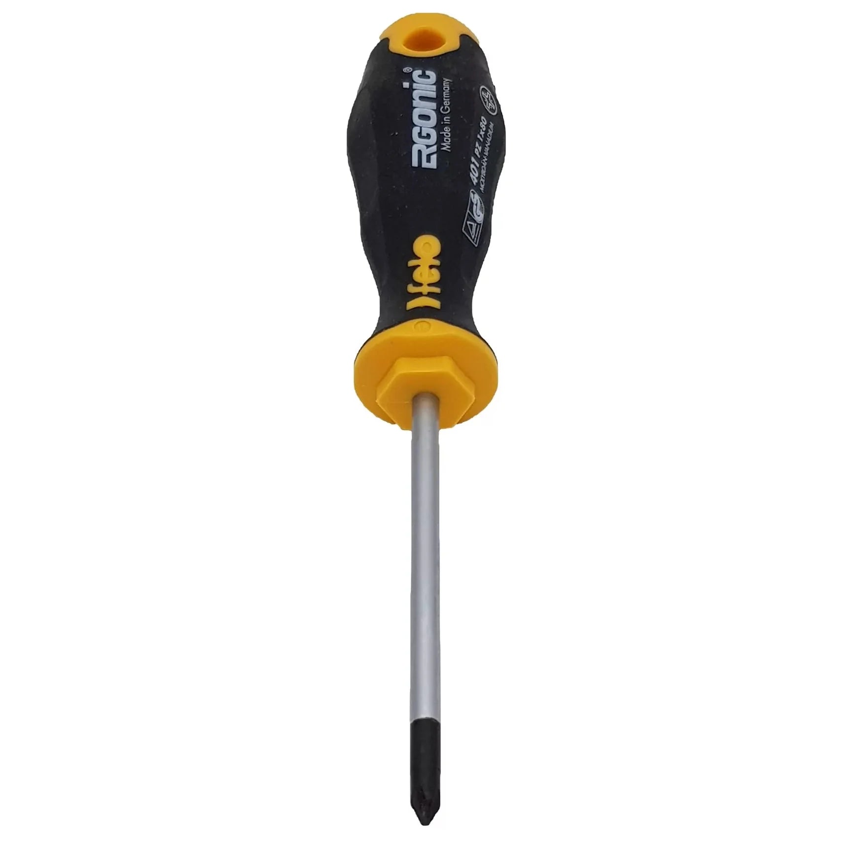 Felo 40110210 Ergonic #1 x 80mm Pozidriv Screwdriver