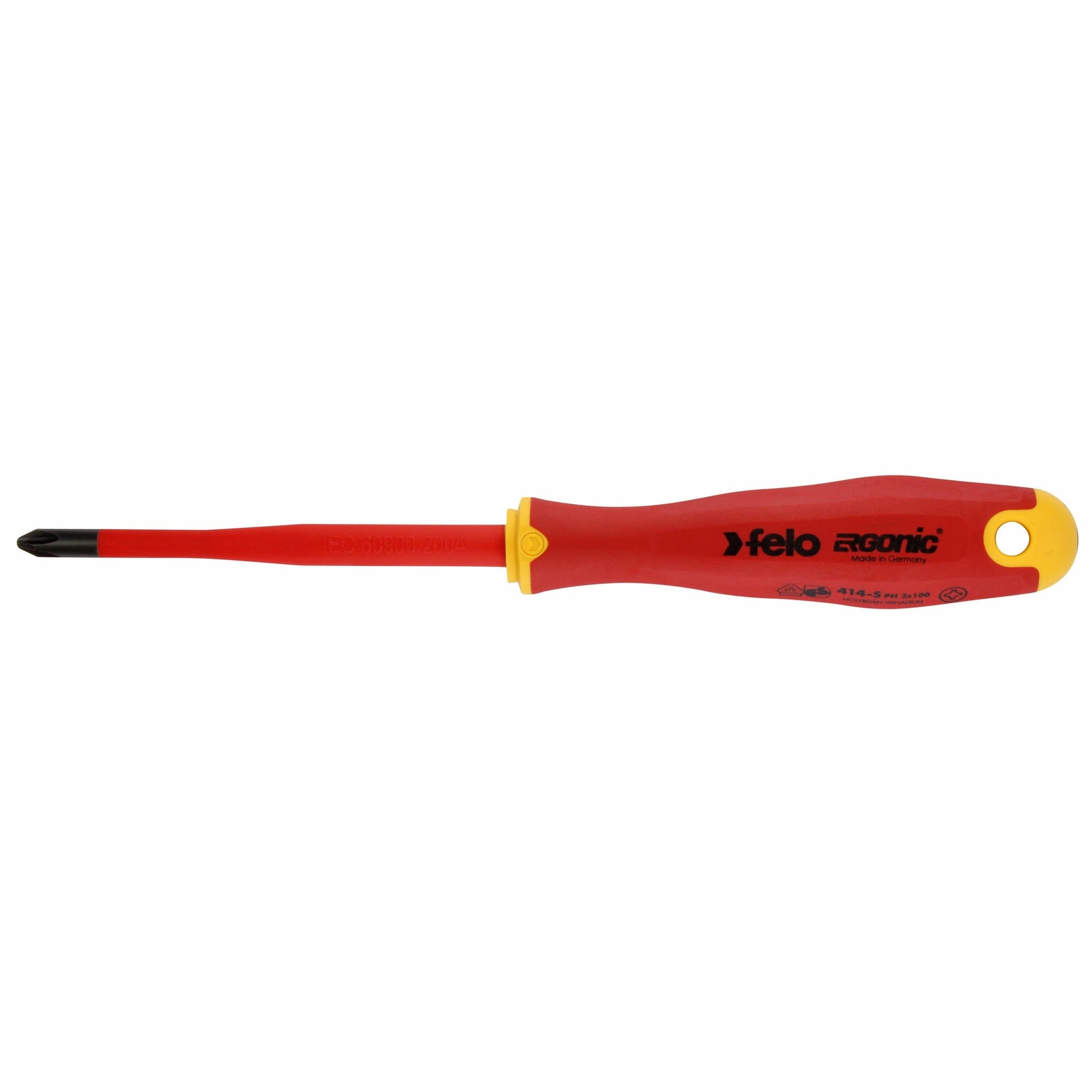 Felo 41385198 E-slim Insulated 5 Piece Slotted & Phillips Screwdriver Set
