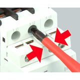 Felo 41393090 E-slim Insulated 3 x 100mm Slotted Screwdriver