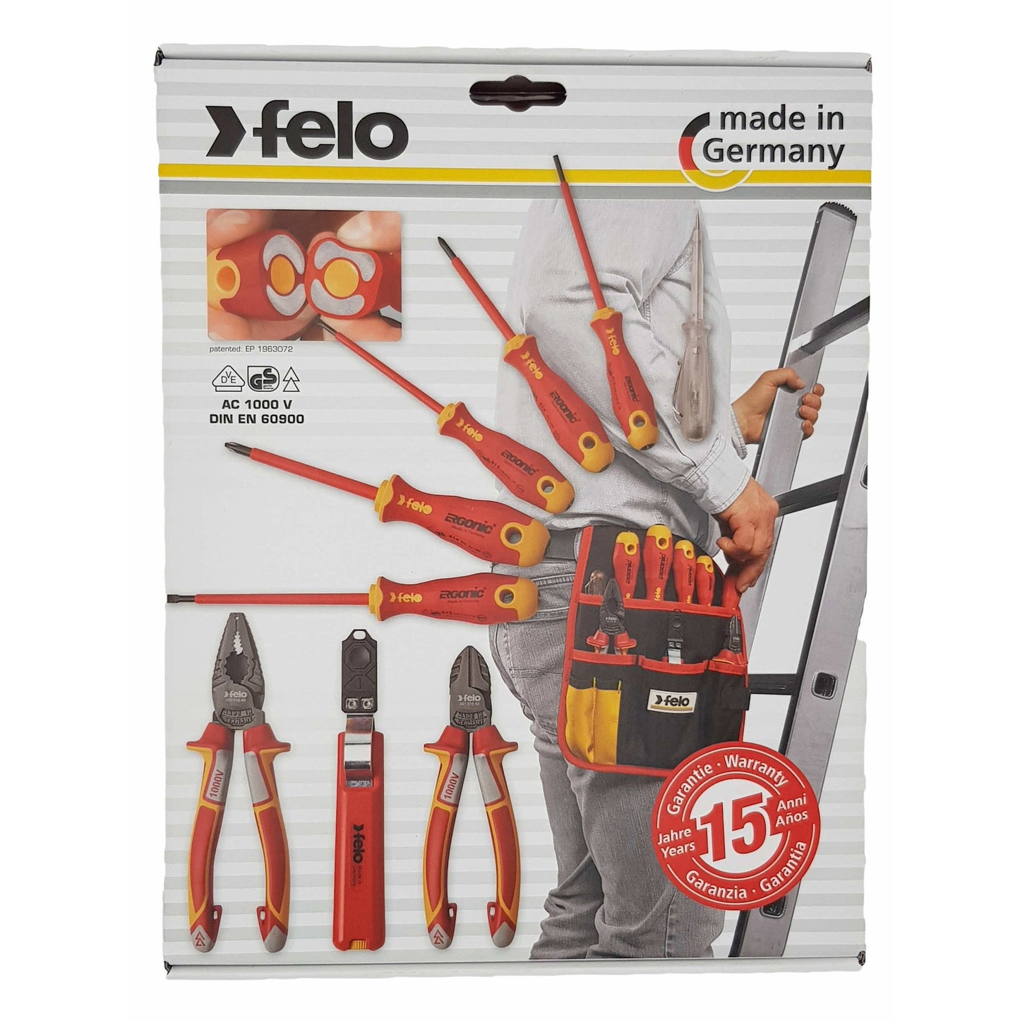 Felo 41399504 9 Piece Insulated Belt Pouch Set