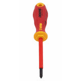 Felo 41510290 Ergonic VDE Insulated Pozidriv Screwdriver, PZ 1 x 80