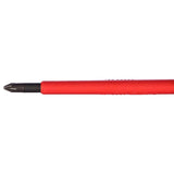 Felo 41510290 Ergonic VDE Insulated Pozidriv Screwdriver, PZ 1 x 80