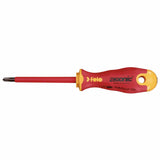 Felo 41620390 VDE Insulated Phillips-Slotted Plus-Minus #2 Ergonic Screwdriver, 100 mm