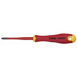 Felo 41719290 E-slim Insulated #1 x 80mm Slotted/Pozidriv Screwdriver