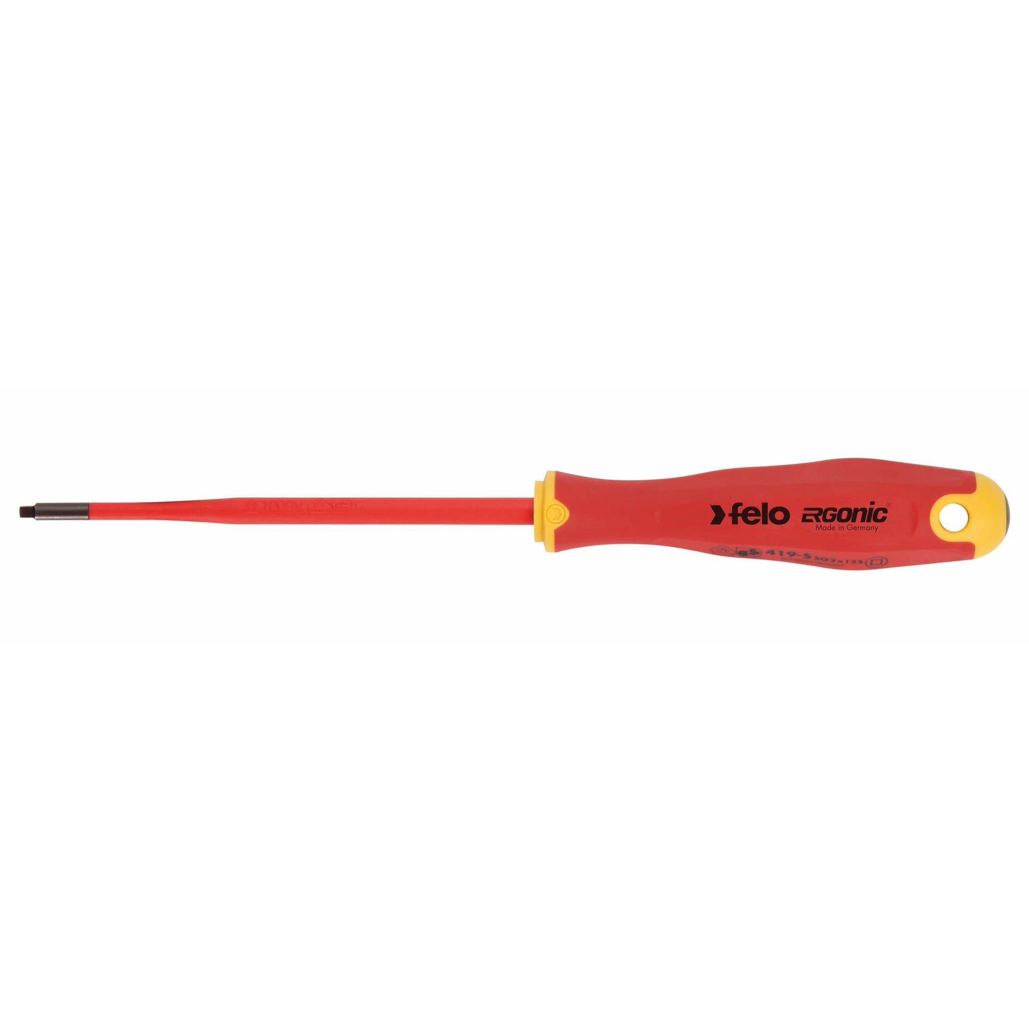 Felo 41919090 E-slim Insulated #1 x 100mm Square Screwdriver