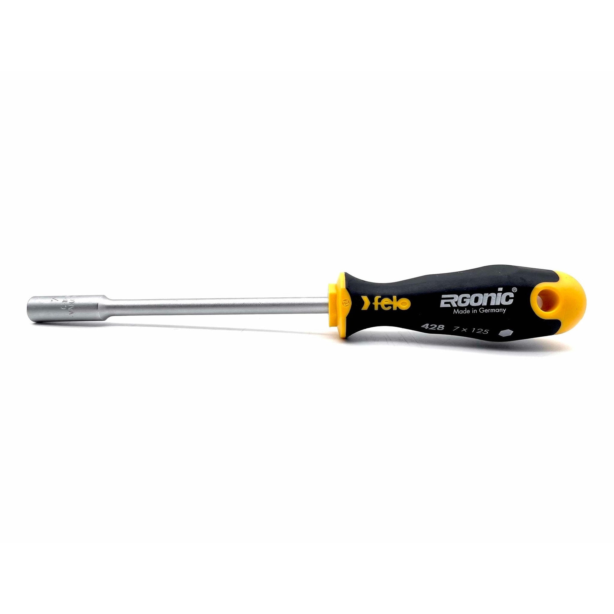 Felo 42807040 Ergonic Nut Driver, 7 x 125 mm