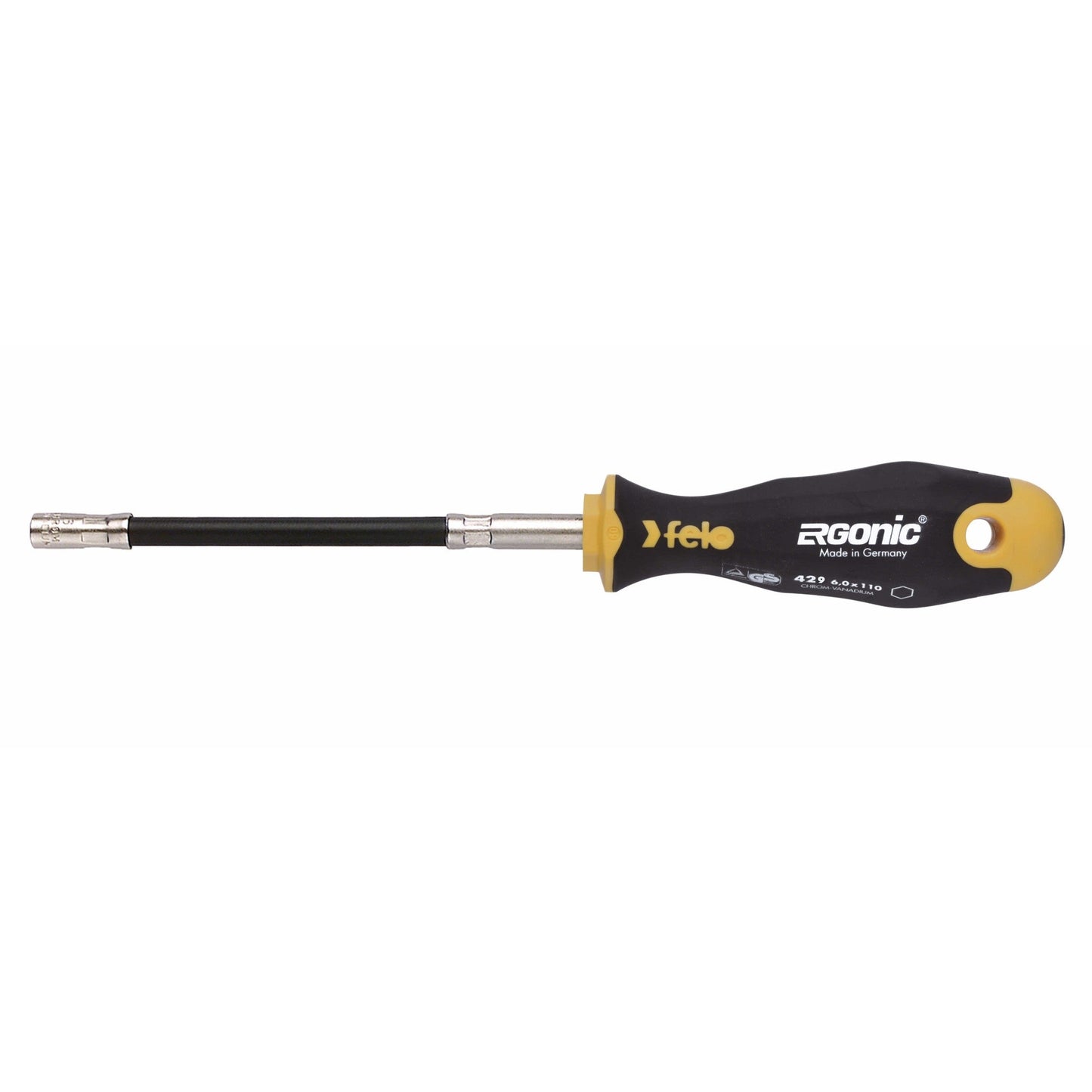 Felo 42905040 Ergonic 5.0X170 Flexible Rod Screwdriver Socket Wrench