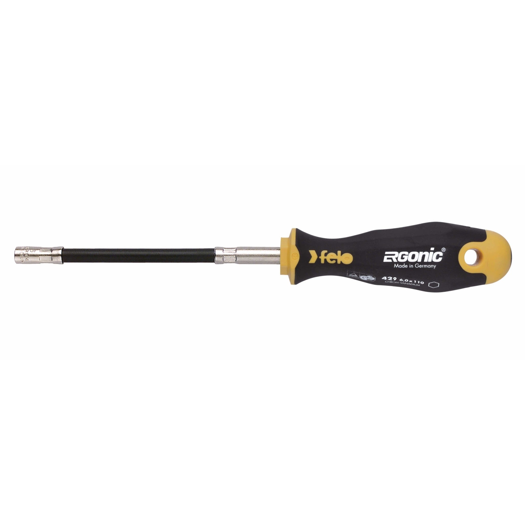 Felo 42906040 Ergonic 6.0X170 Flexible Rod Screwdriver Socket Wrench