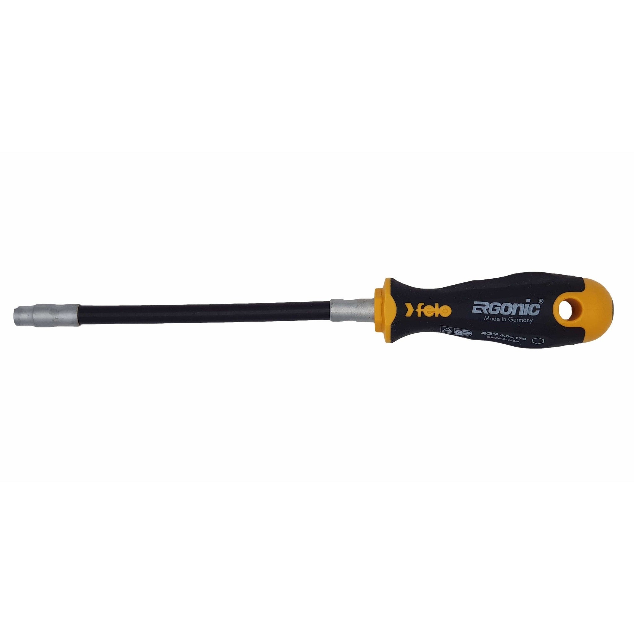 Felo 42906040 Ergonic 6.0X170 Flexible Rod Screwdriver Socket Wrench