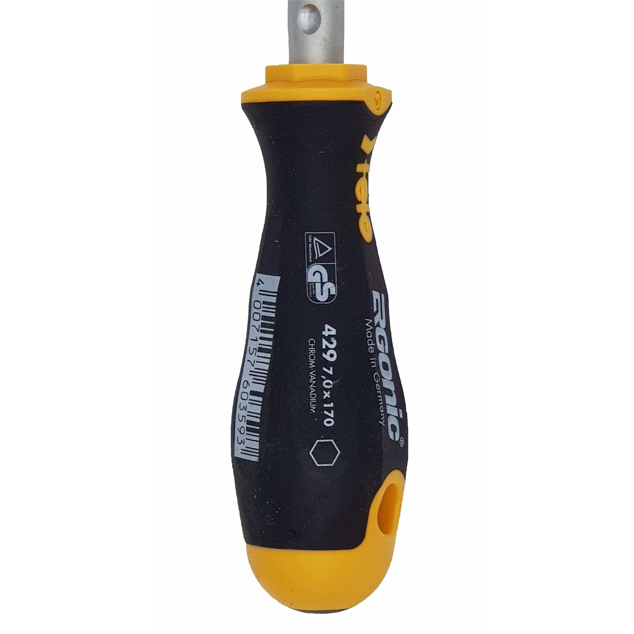 Felo 42907040 Ergonic 7.0X170 Screwdriver with Flexible Rod Socket Wrench