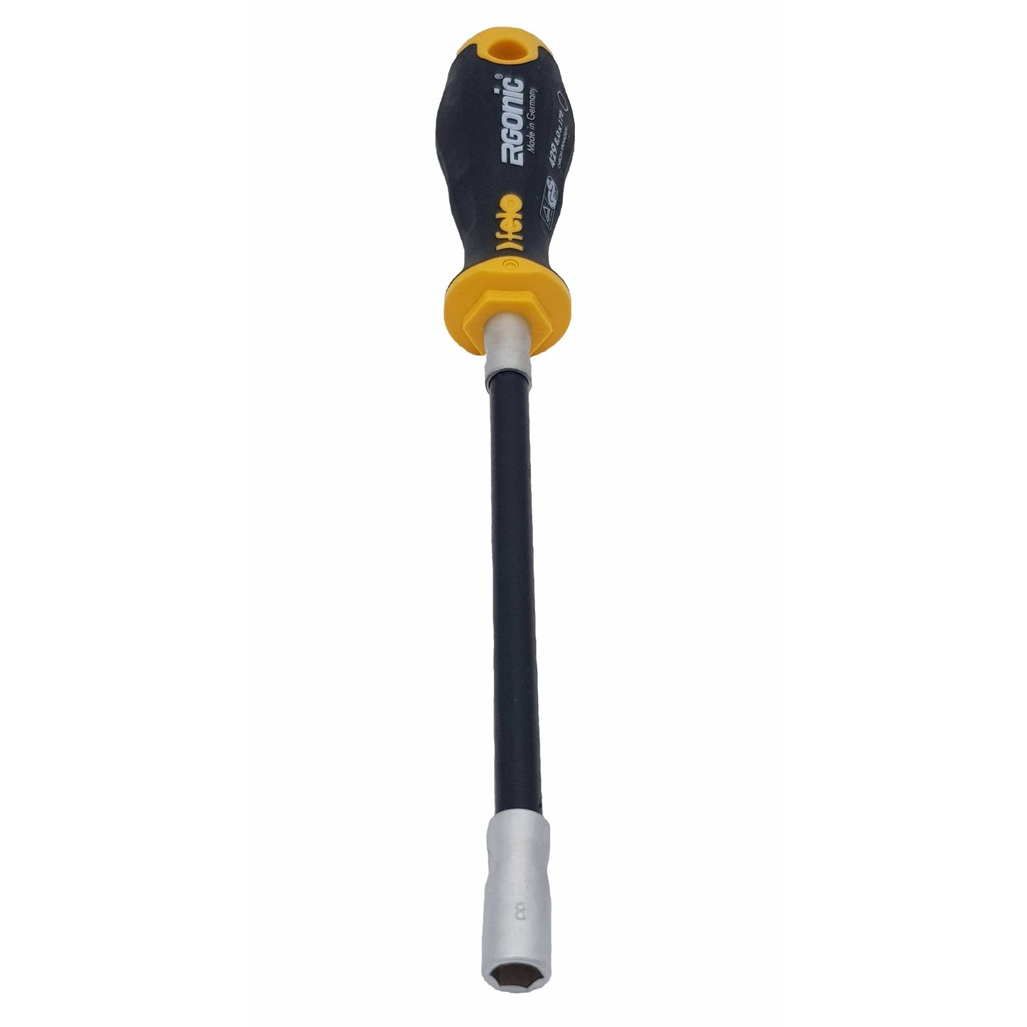 Felo 42908040 Ergonic 8.0X170 Screwdriver With Flexible Rod Socket Wrench