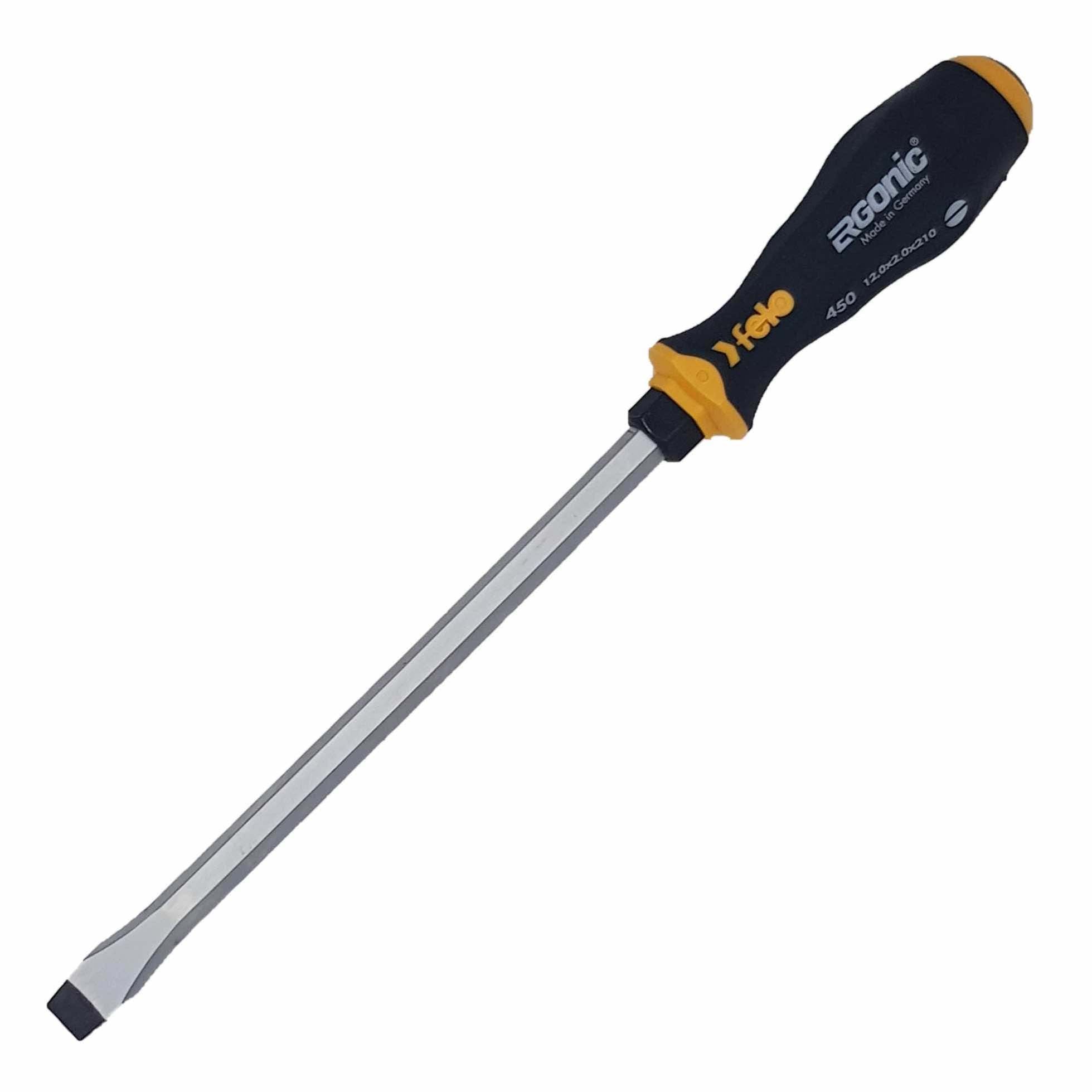 Felo 45012040 Ergonic 12 x 210mm Slotted Screwdriver