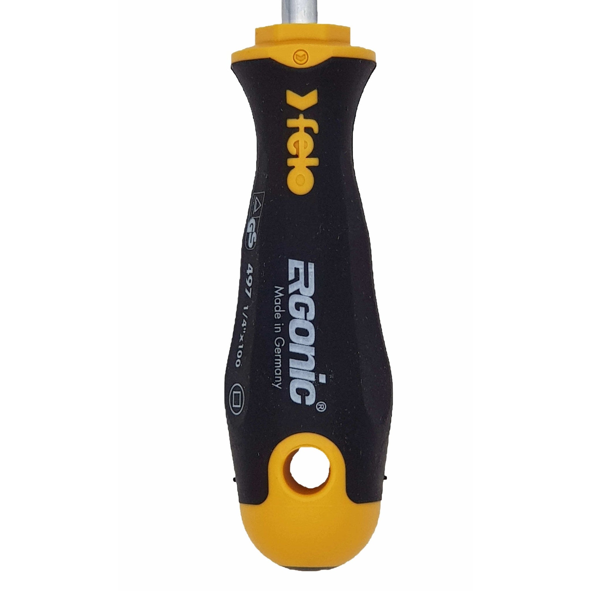 Felo 49711040 Ergonic Screwdriver with 1/4"x100 Socket Bit