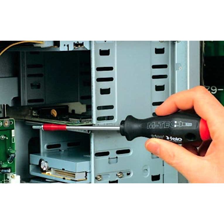 Felo 50220330 Screwdriver with Magnetic Holder 500 M-TEC Phillips PH2 x 100