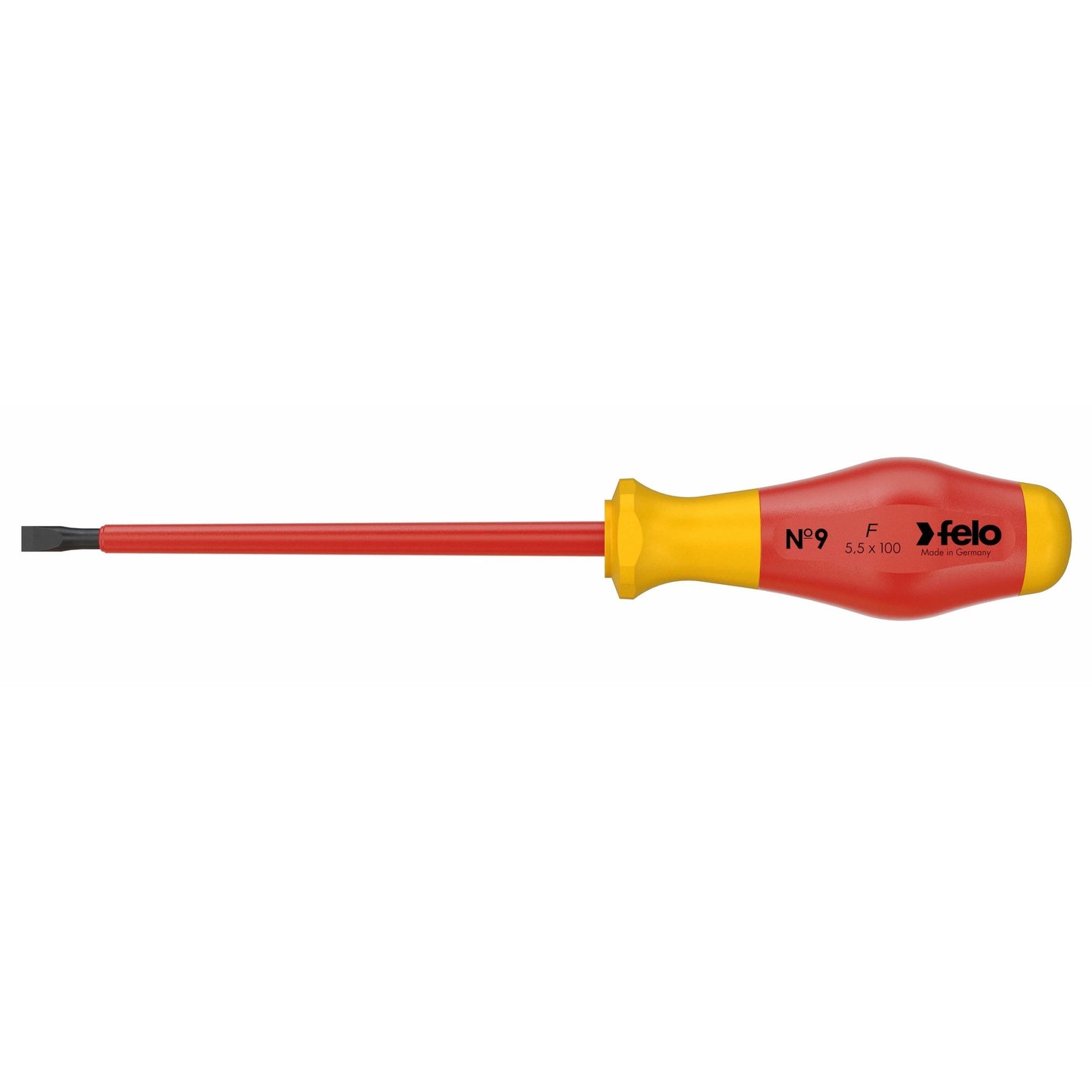 Felo 91305590 Dielectric slotted screwdriver SL5.5x1.0x125