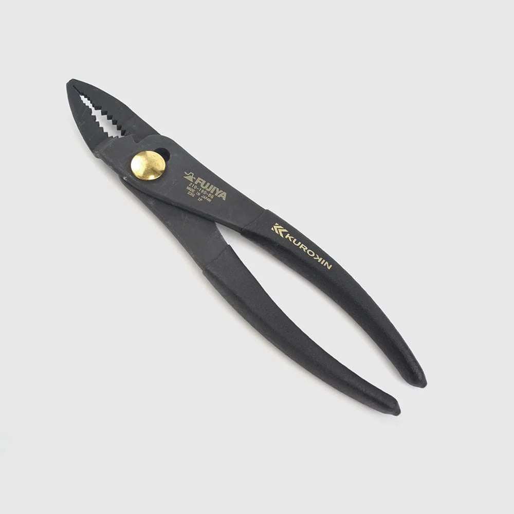 Fujiya Kurokin 210-190-BG Thin, Angled, Slip Joint Pliers