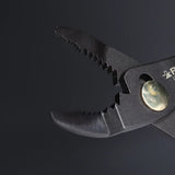 Fujiya Kurokin 210-190-BG Thin, Angled, Slip Joint Pliers