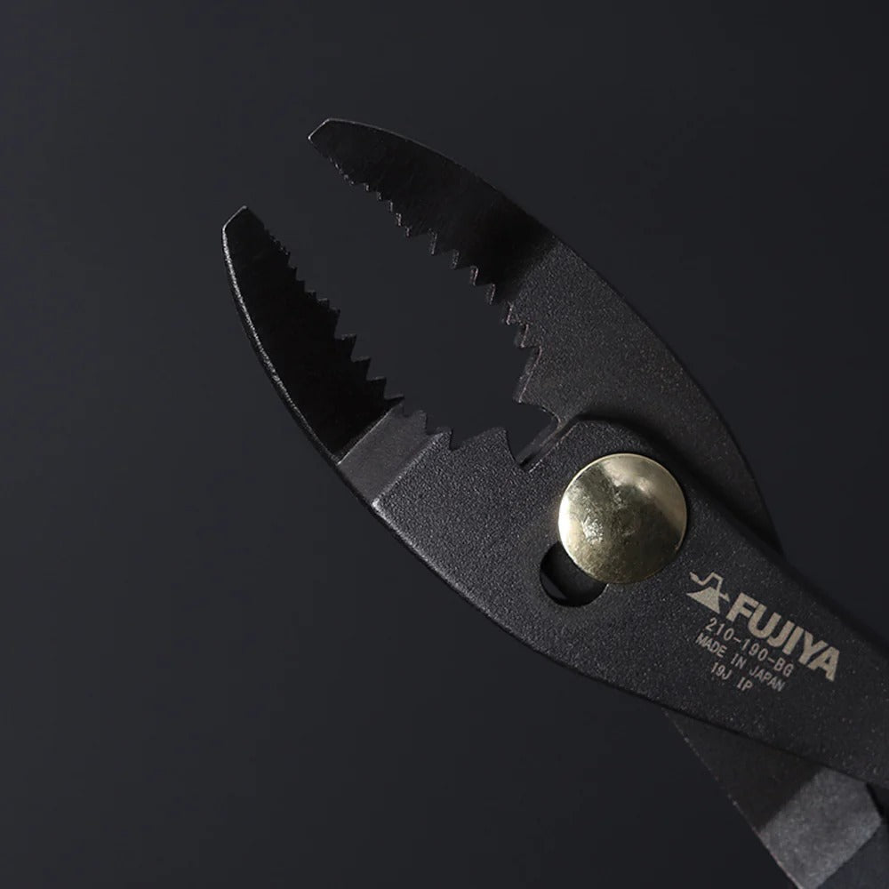 Fujiya Kurokin 210-190-BG Thin, Angled, Slip Joint Pliers