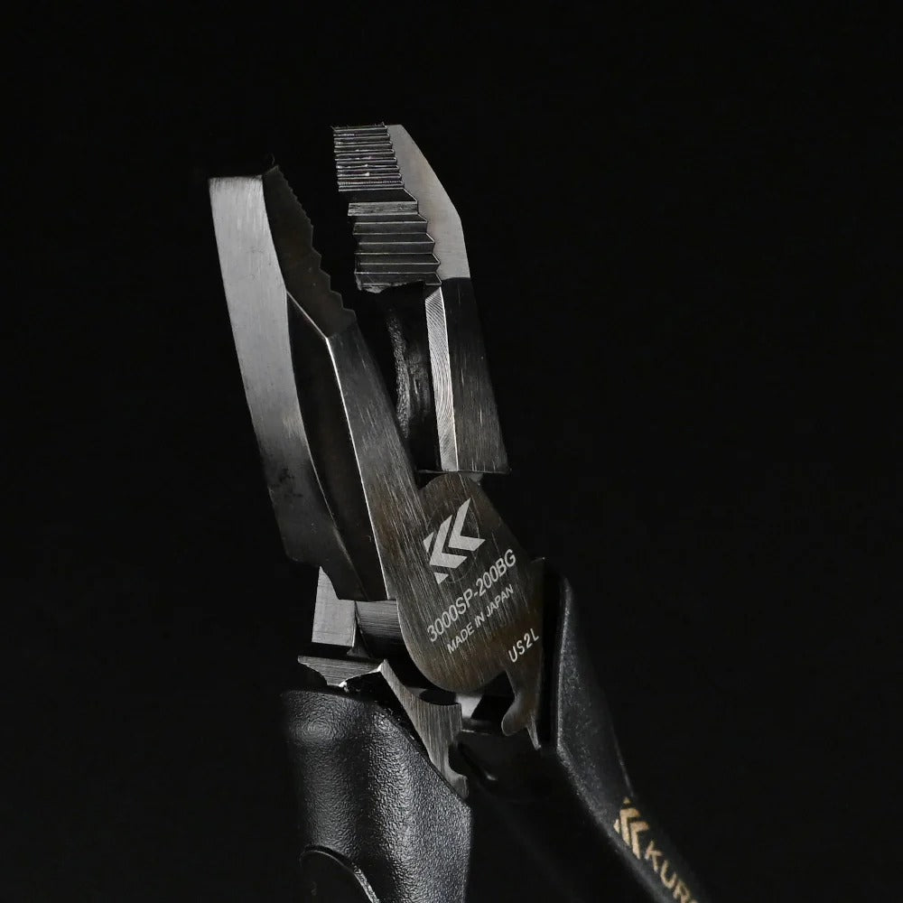 Fujiya Kurokin 3000SP-200BG Tekopen Offset Power Pliers 200mm
