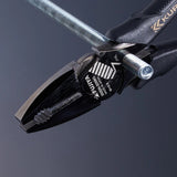 Fujiya Kurokin 3020N-225BG Eccentric Power Pliers with Thread Repair and Deburring