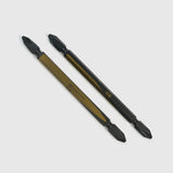 Fujiya Kurokin 5202-110-BG Double-ended bit, 2-piece set, +2 x 110mm