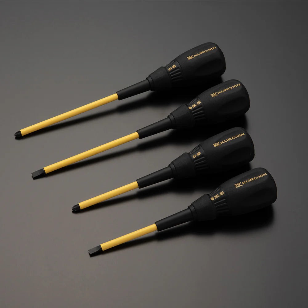 Fujiya Kurokin 526D-BG #2 Phillips Electrician's Screwdriver 150mm