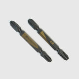 Fujiya Kurokin 5302-65-BG Double-ended bit, 2-piece set, +3 x 65mm