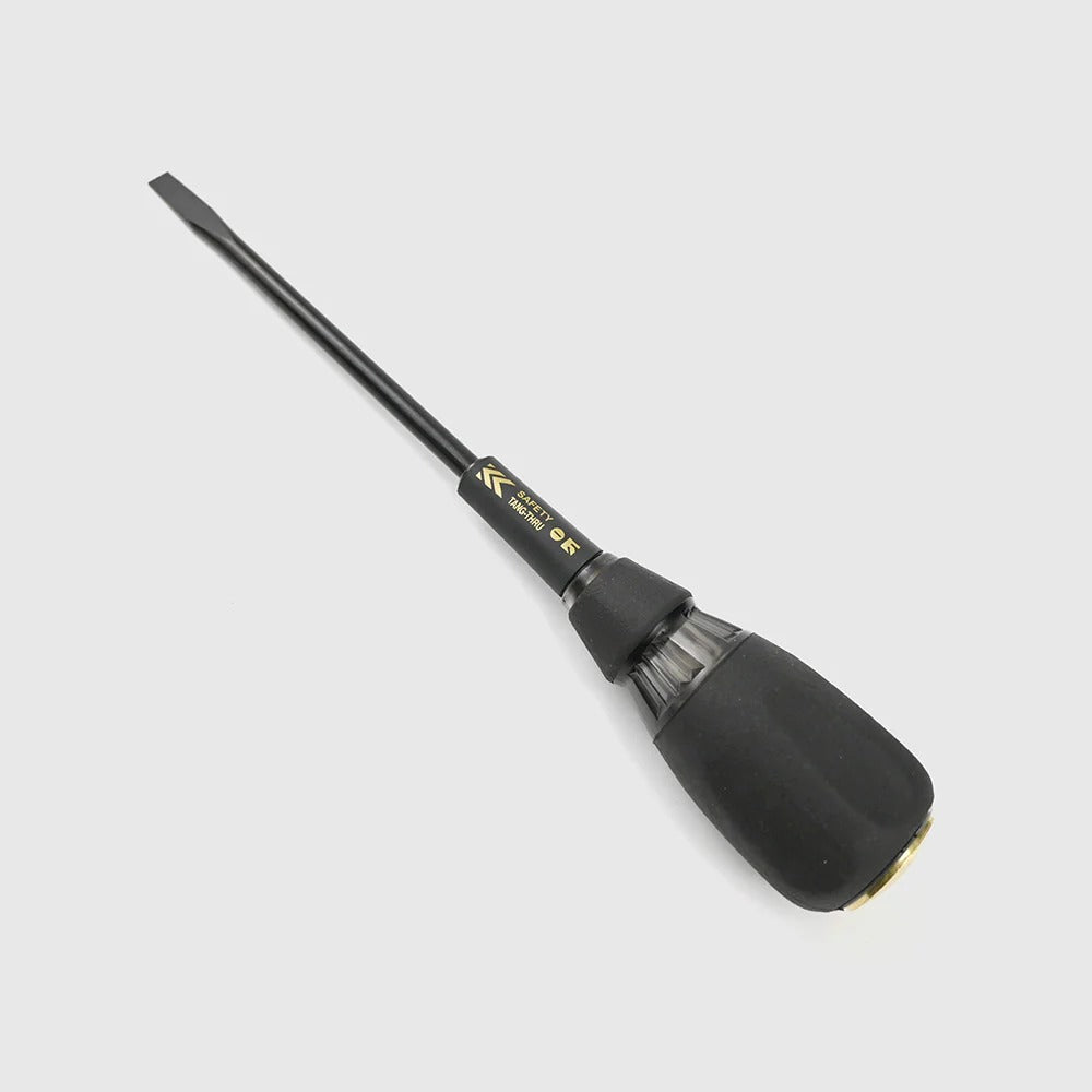 Fujiya Kurokin 566SK-BG Slotted Screwdriver, 6mm Tip x 150mm Shaft 236mm OAL
