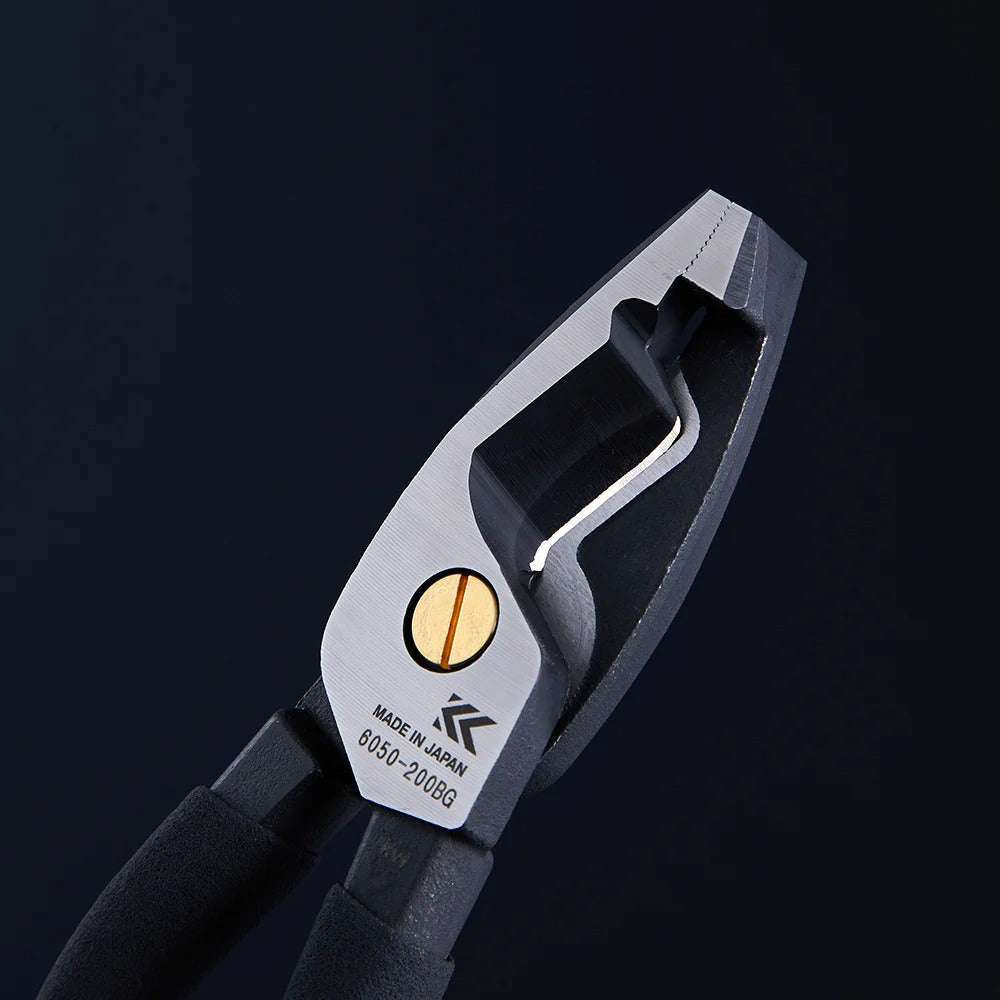 Fujiya Kurokin 6050-200BG Diagonal Cutters - Cable Pliers
