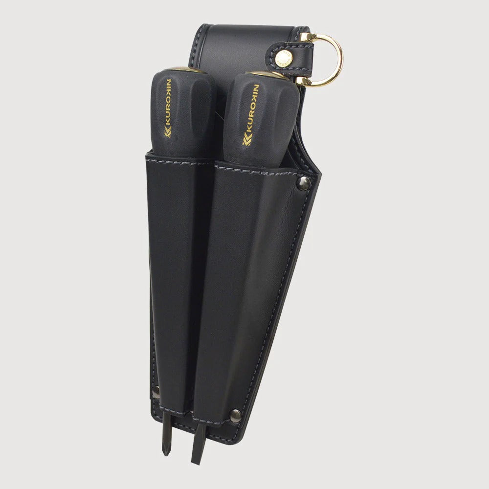 Fujiya Kurokin AH-31BG 2-Slot Screwdriver Holder
