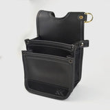 Fujiya Kurokin Architectural Thin Light PU Leather Tool Pouch