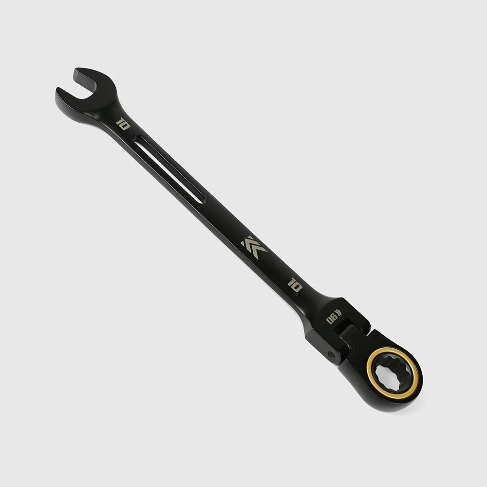 Fujiya Kurokin CWL-10-BG Swivel Ratcheting Combination Wrench – 10 mm