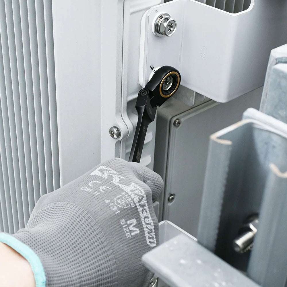 Fujiya Kurokin CWL-13-BG Swivel Ratcheting Combination Wrench – 13 mm