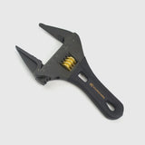 Fujiya Kurokin FLS-53-BG Lightweight Short Adjustable Wrench with Serrated Jaws