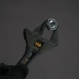 Fujiya Kurokin FLS-53-BG Lightweight Short Adjustable Wrench with Serrated Jaws