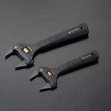 Fujiya Kurokin FLT-38-BG Slim Jaw Adjustable Wrench with Grip Handle