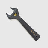 Fujiya Kurokin FLT-38-BG Slim Jaw Adjustable Wrench with Grip Handle