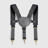 Fujiya Kurokin Light PU Leather Padded Suspenders