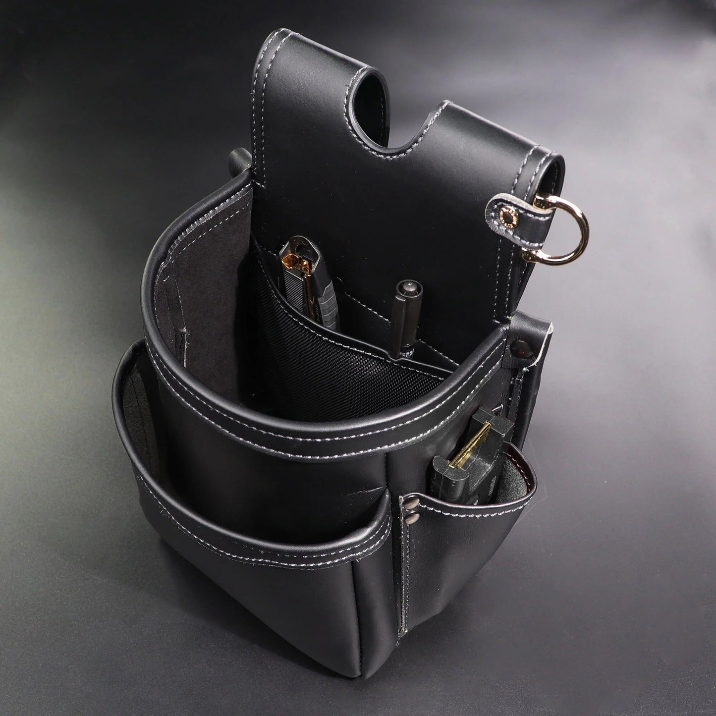 Fujiya Kuroking Light PU Leather Tool Pouch
