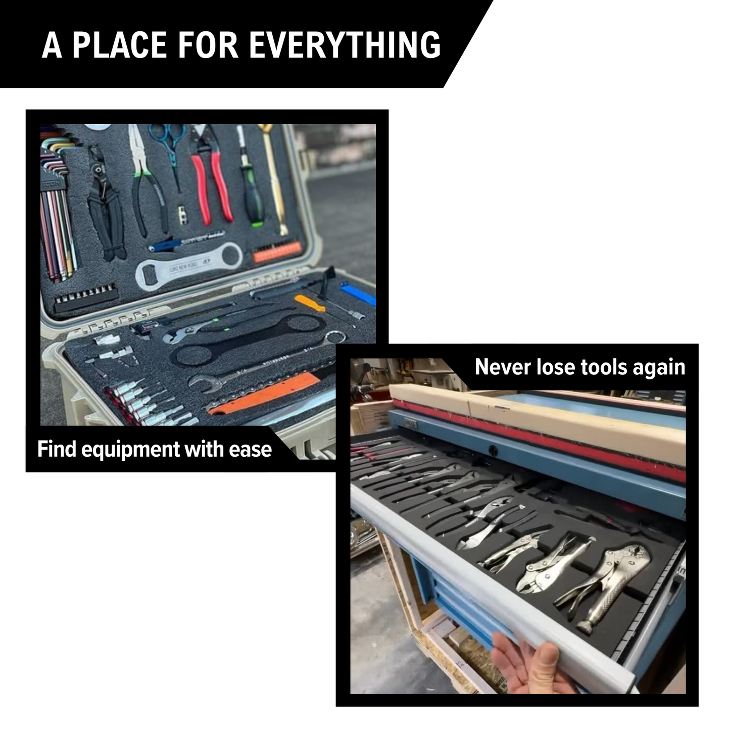 Gen 1 Pelican 0450 Mobile Tool Box - Kaizen Inserts